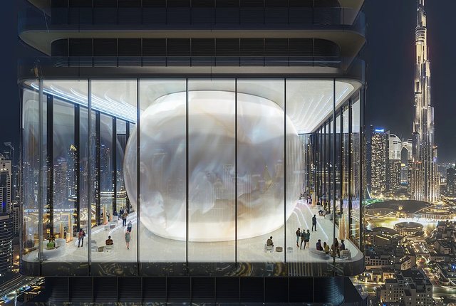 Vier Zimmer mit Burj-Khalifa-Blick, Downtown Dubai