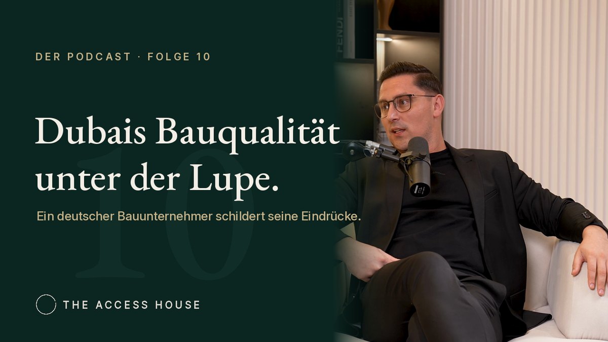 Folge 10: Dubais Bauqualit&auml;t unter der Lupe