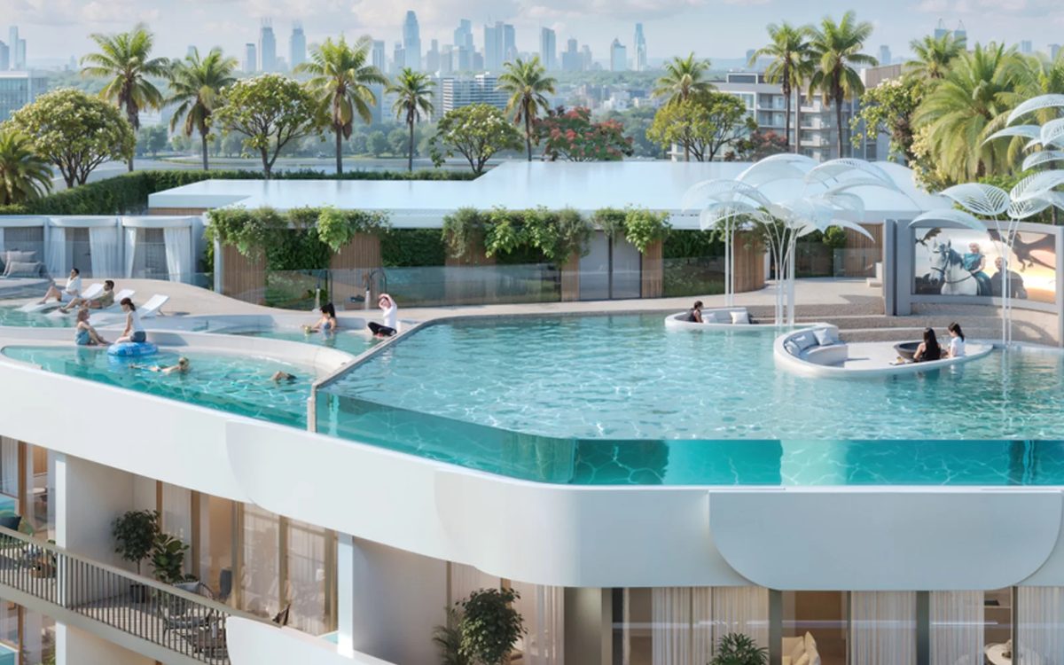 Drei Schlafzimmer, Pool auf dem Dach, Dubailand