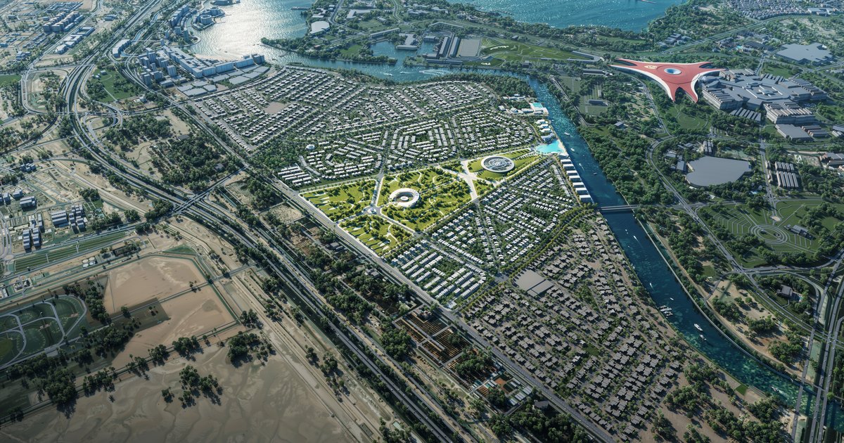 Manchester City Yas Residences, Masterplan am Yas Canal