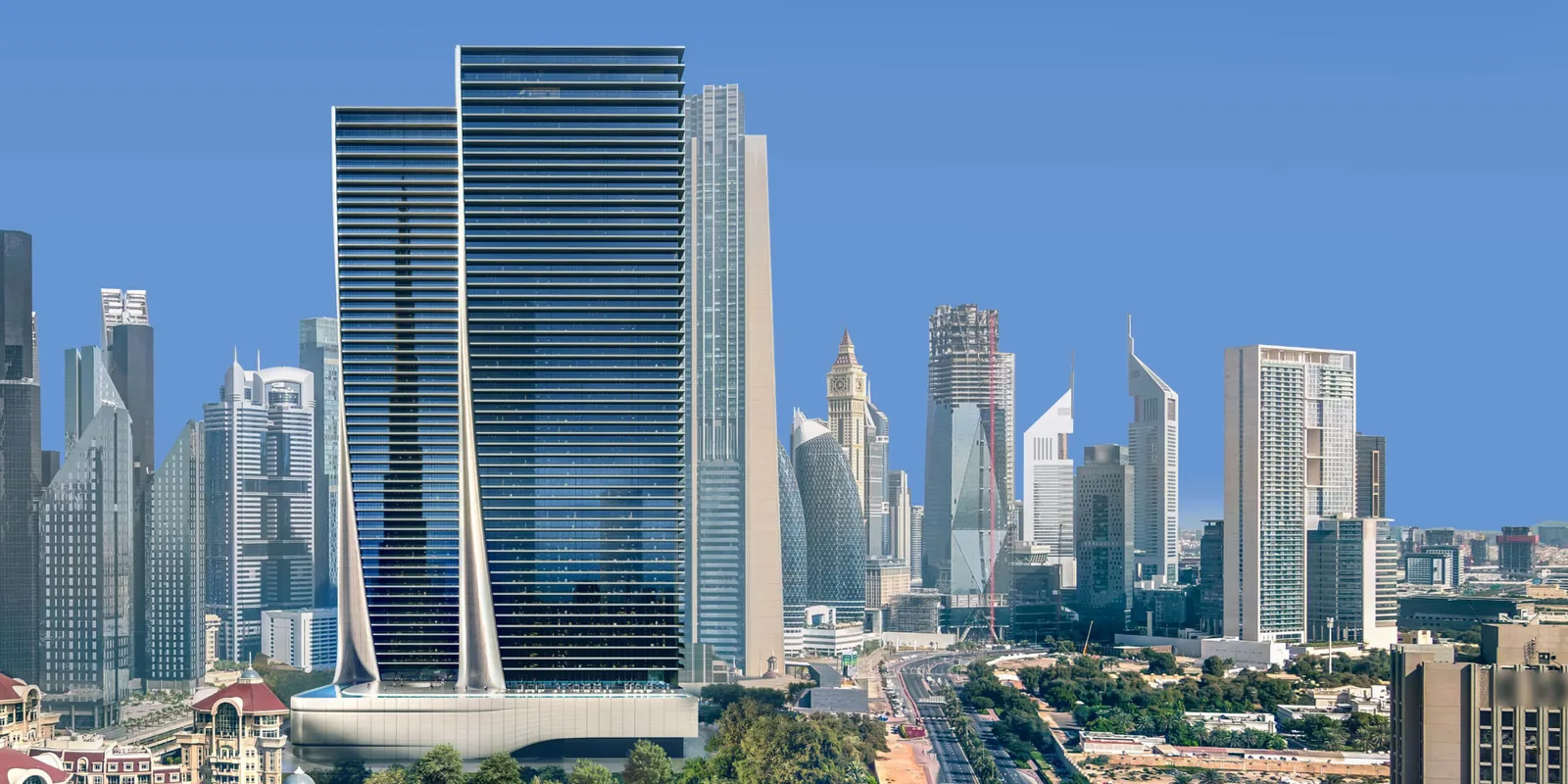 Akala, skyline between DIFC and Downtown