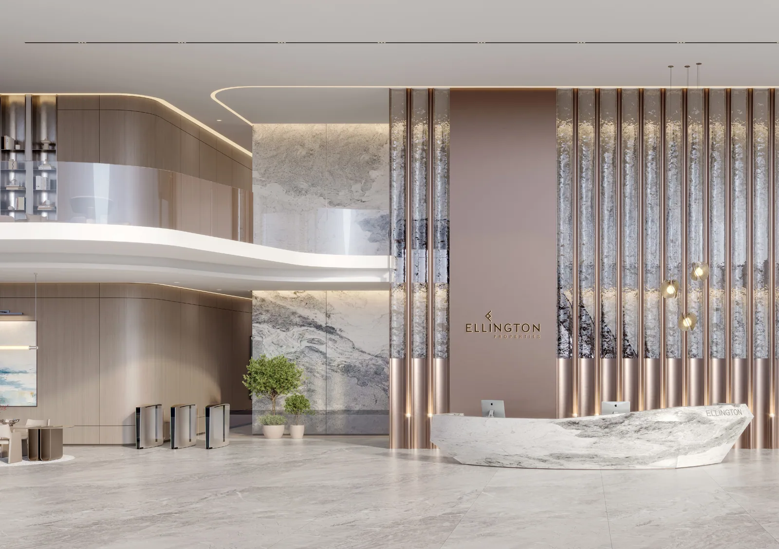 Berkeley Tower, Lobby und Empfang