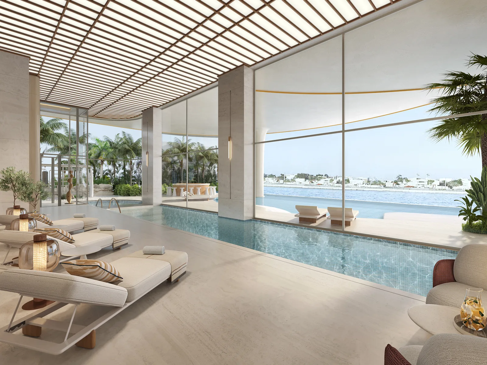 Casa AHS, indoor pool in the wellness area