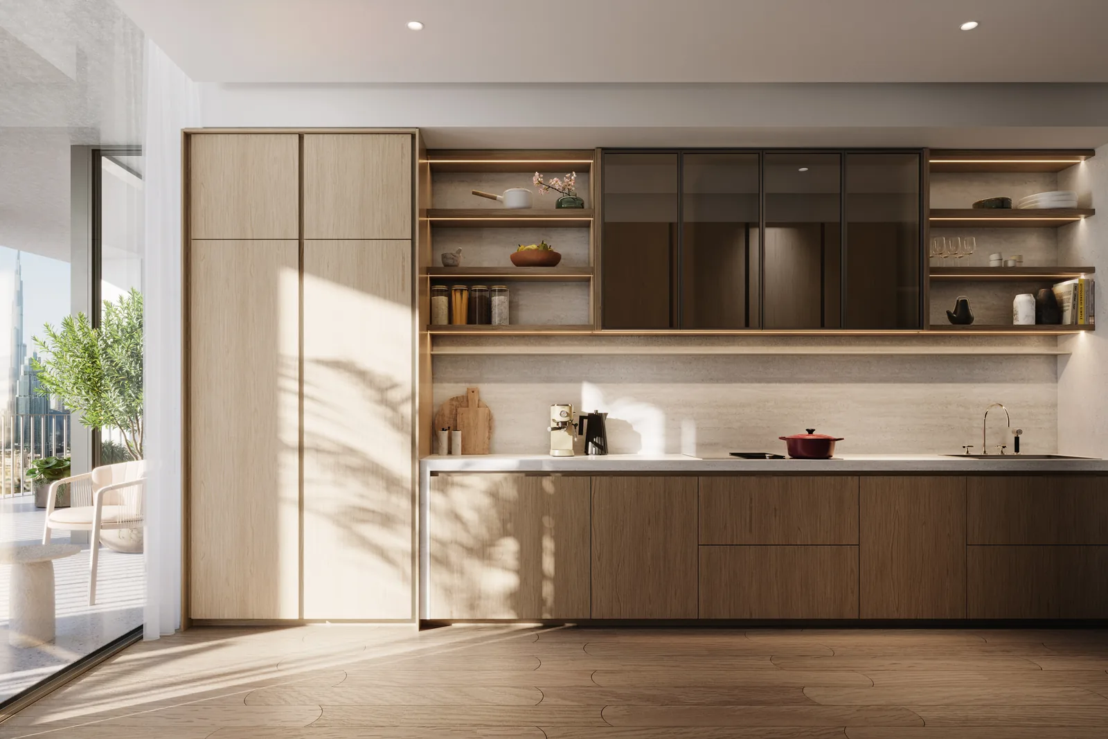 Eden House Za'abeel, kitchen