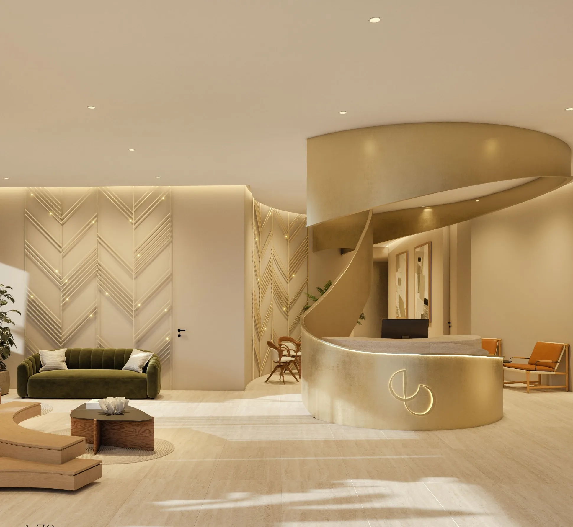 Elemental 78, lobby and reception