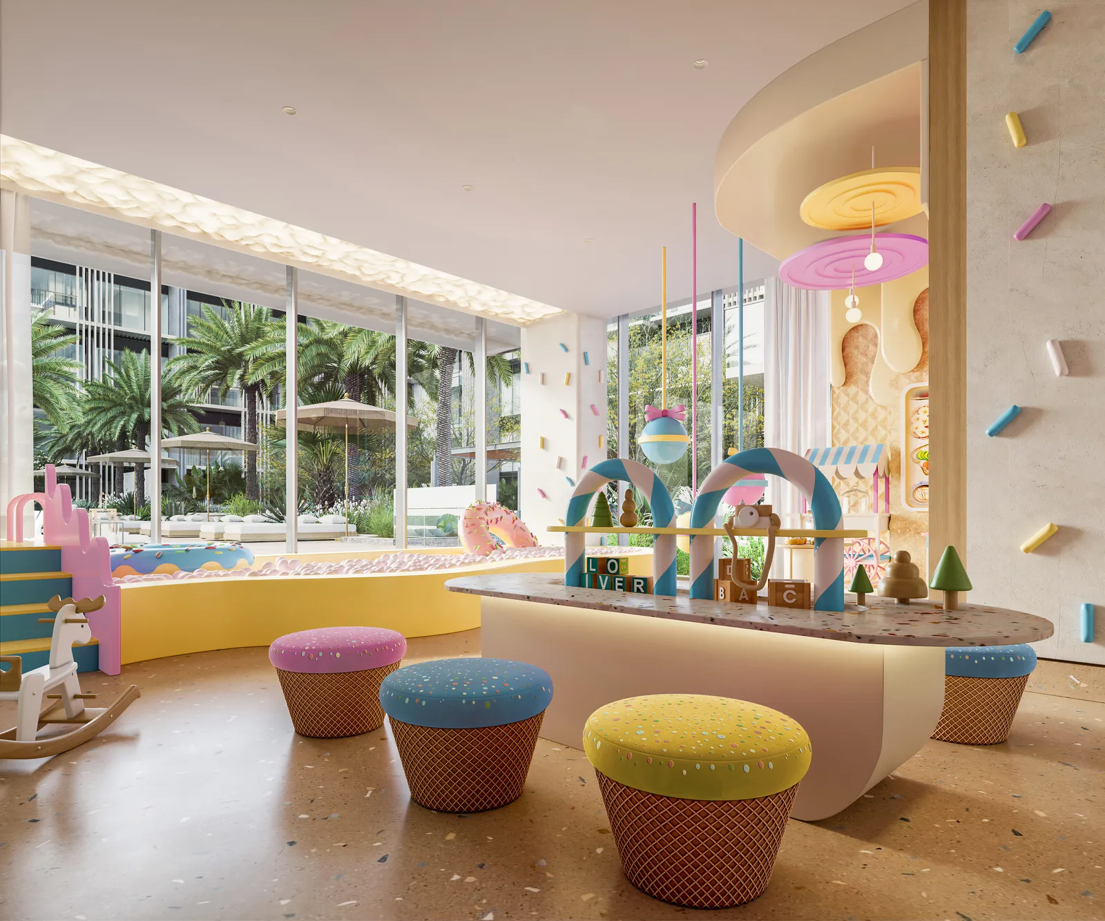 Everly Place, kids area