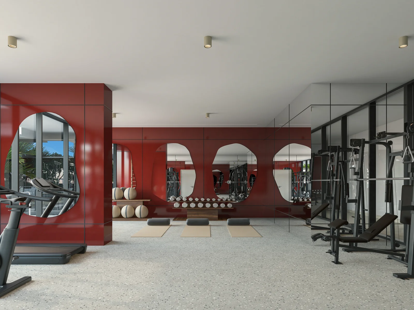 Hadley Heights, fully equipped fitness studio