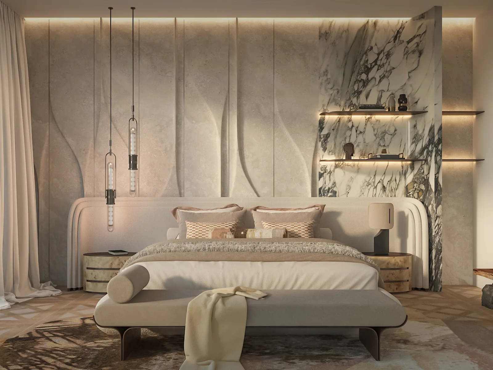 Knightsbridge, master bedroom