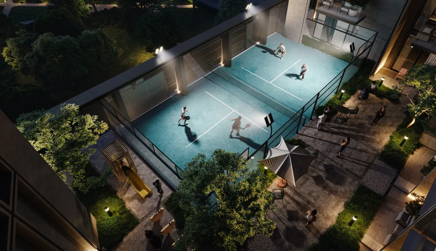 KORE by Imtiaz, hauseigener Padel-Court
