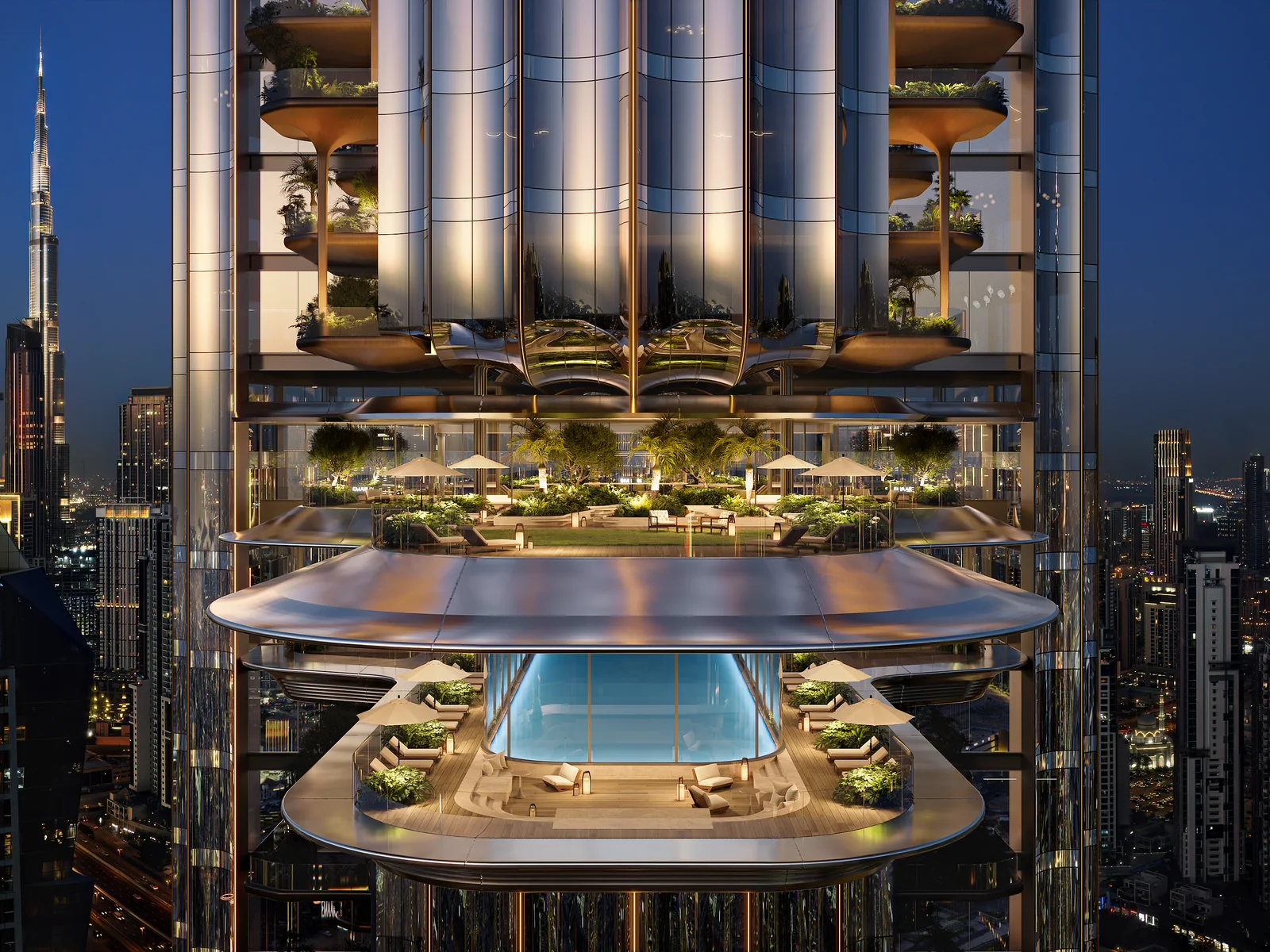 LUMENA, sky pool of the executive wellness suite