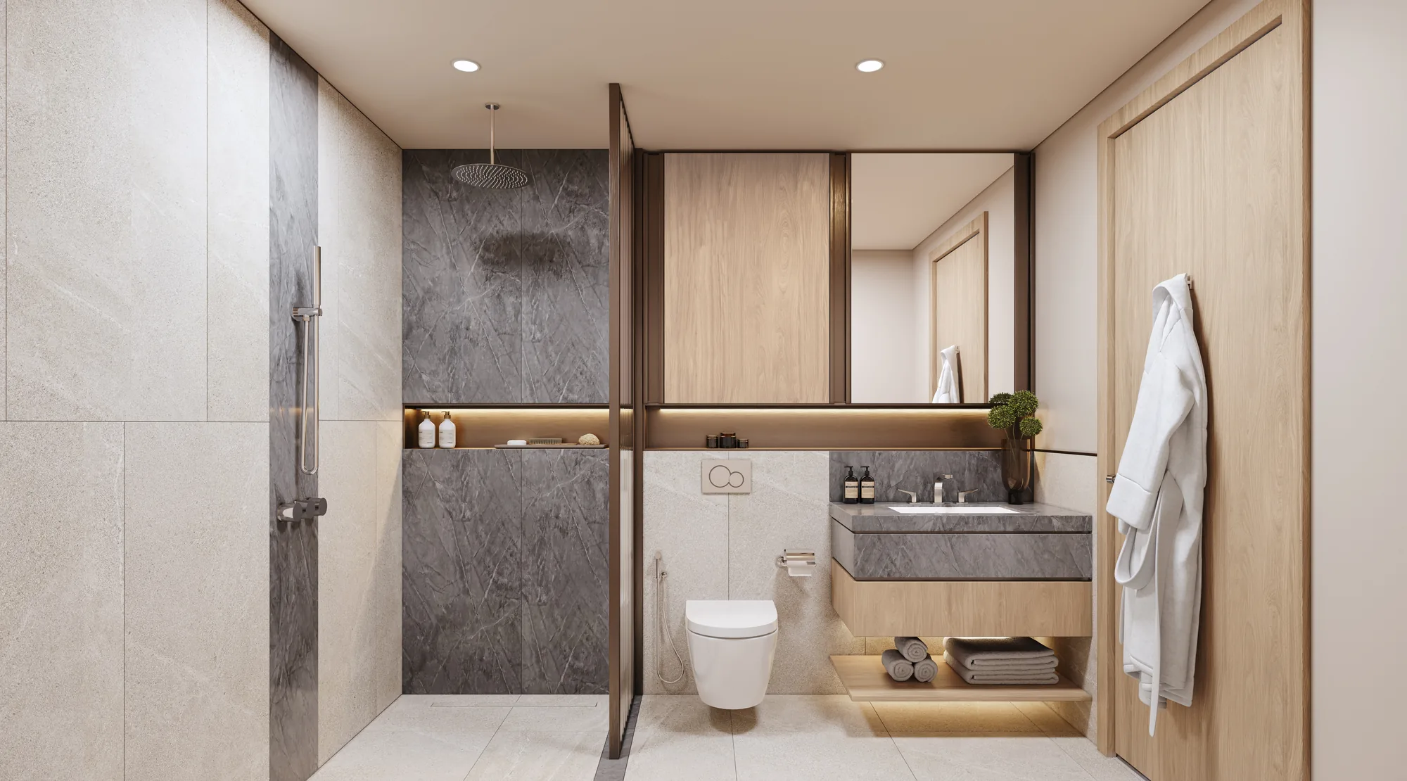 Mercer House, bathroom (standard finish)