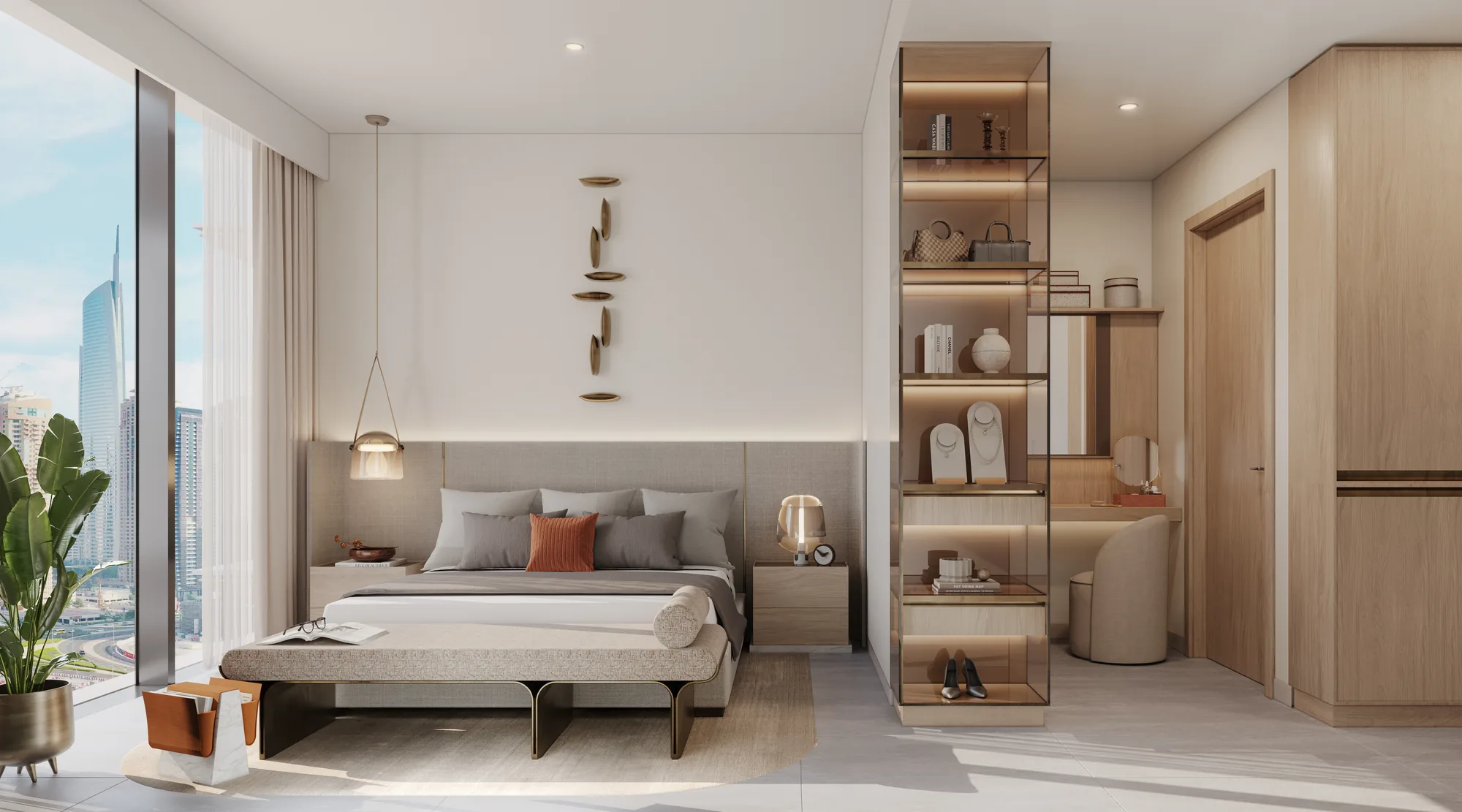 Mercer House, bedroom (standard finish)