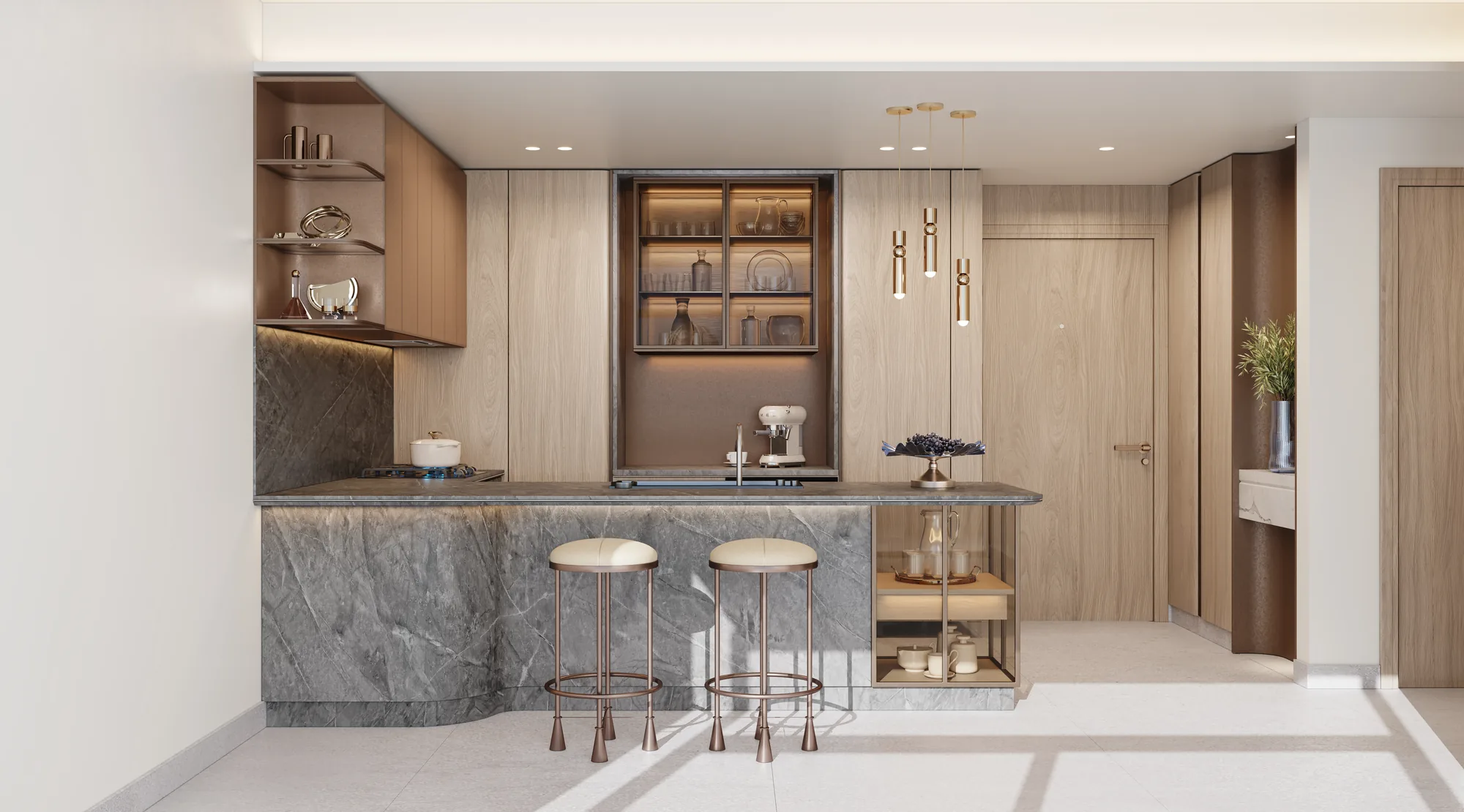 Mercer House, kitchen (standard finish)