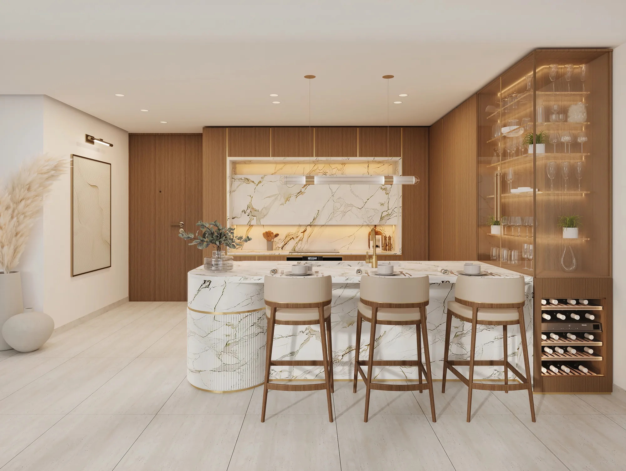 Ocean House, kitchen (standard finish)