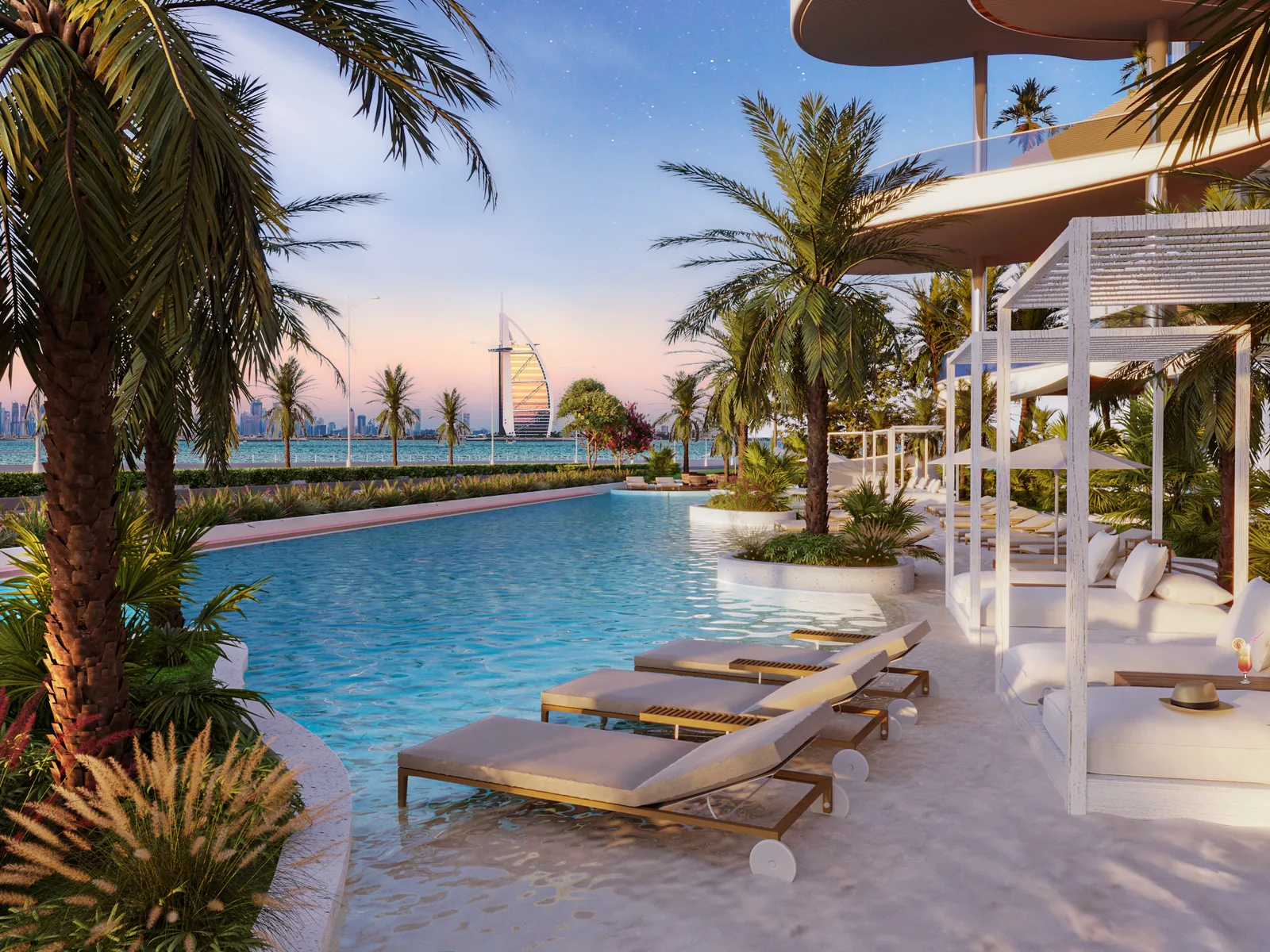 One Crescent, infinity pool with ocean view