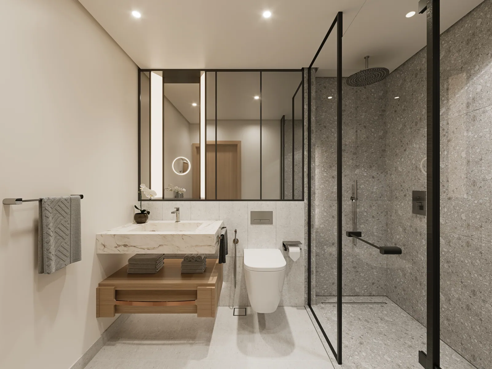 One River Point, Badezimmer