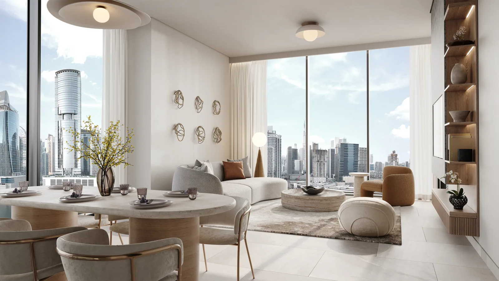 One River Point, Wohnbereich