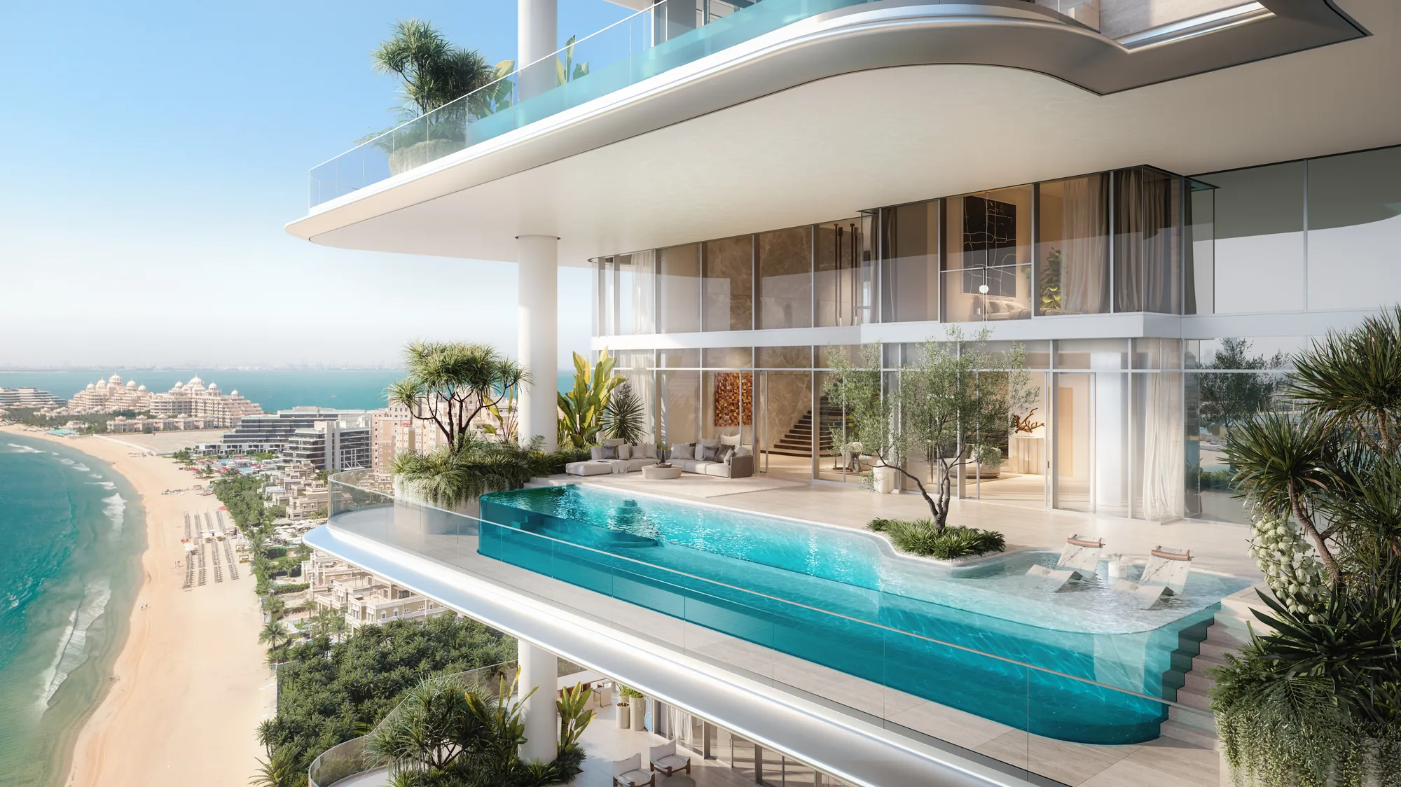ORLA Infinity, private Terrasse mit Infinity-Pool