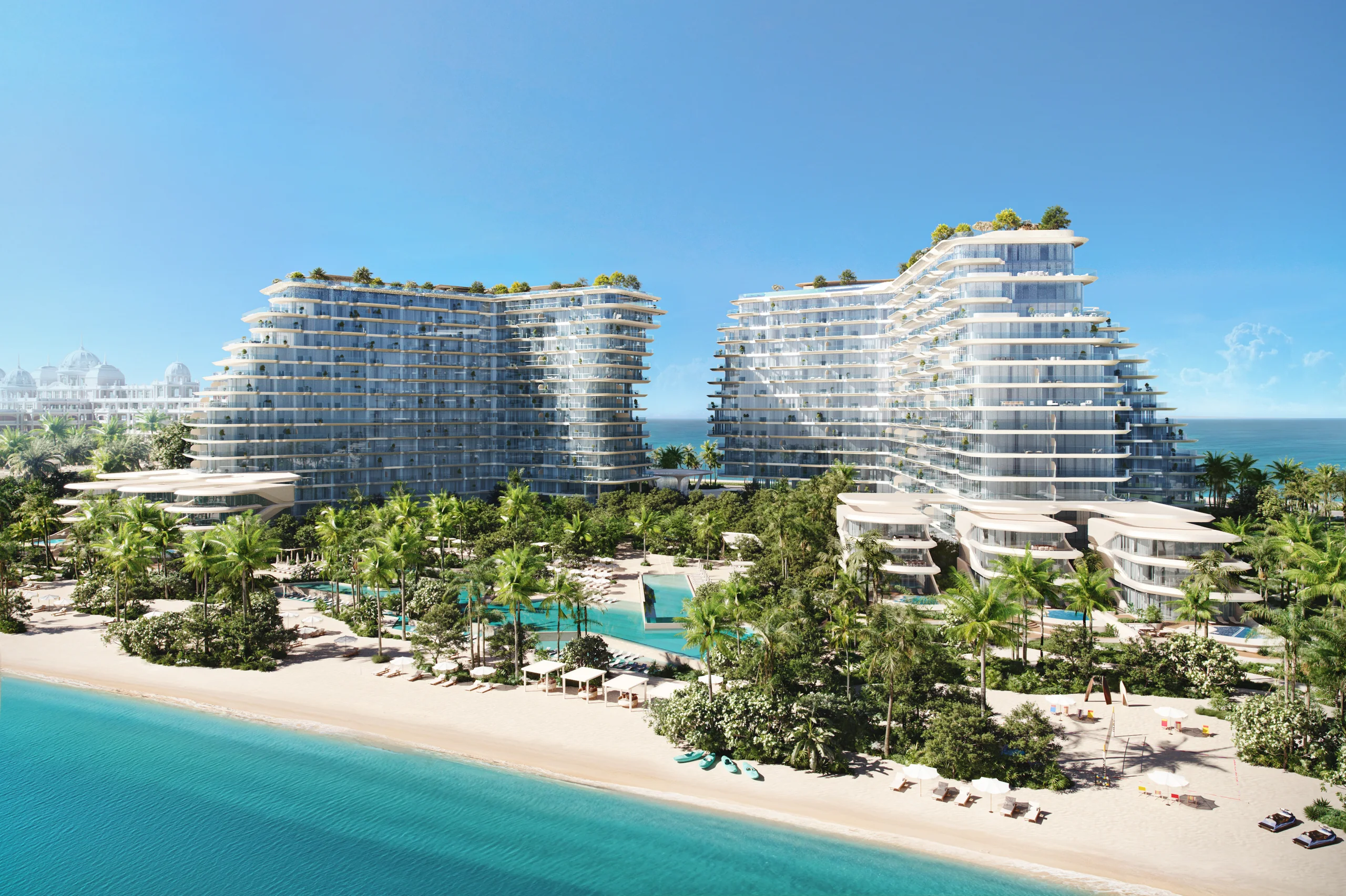 Passo, zwei Türme am West Crescent der Palm Jumeirah