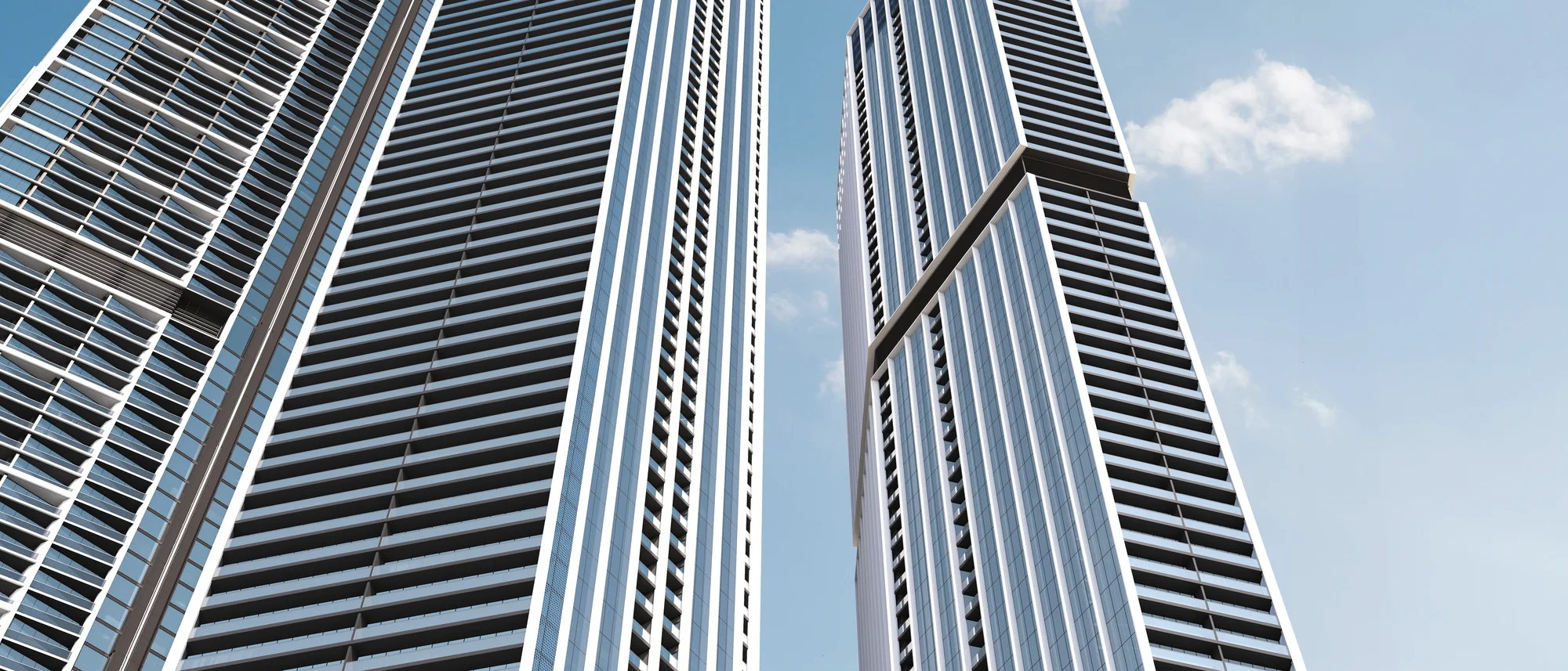 Sobha Central, Wohntuerme an der Sheikh Zayed Road