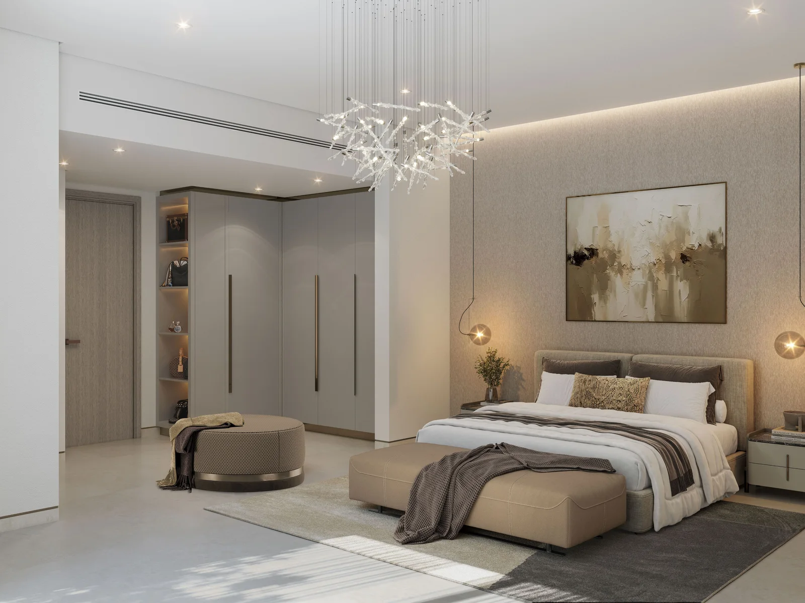 Sobha Elwood, master bedroom of the villa