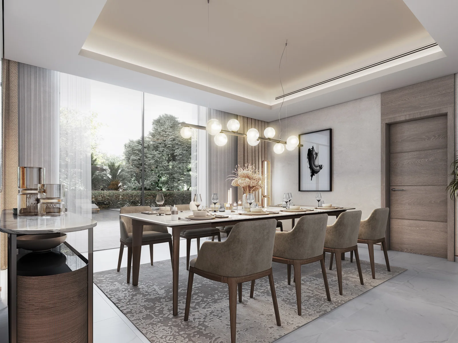 Sobha Elwood, open living area of the villa