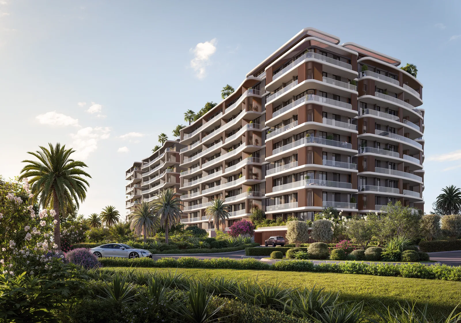 The Cape, low-rise architecture amid greenery