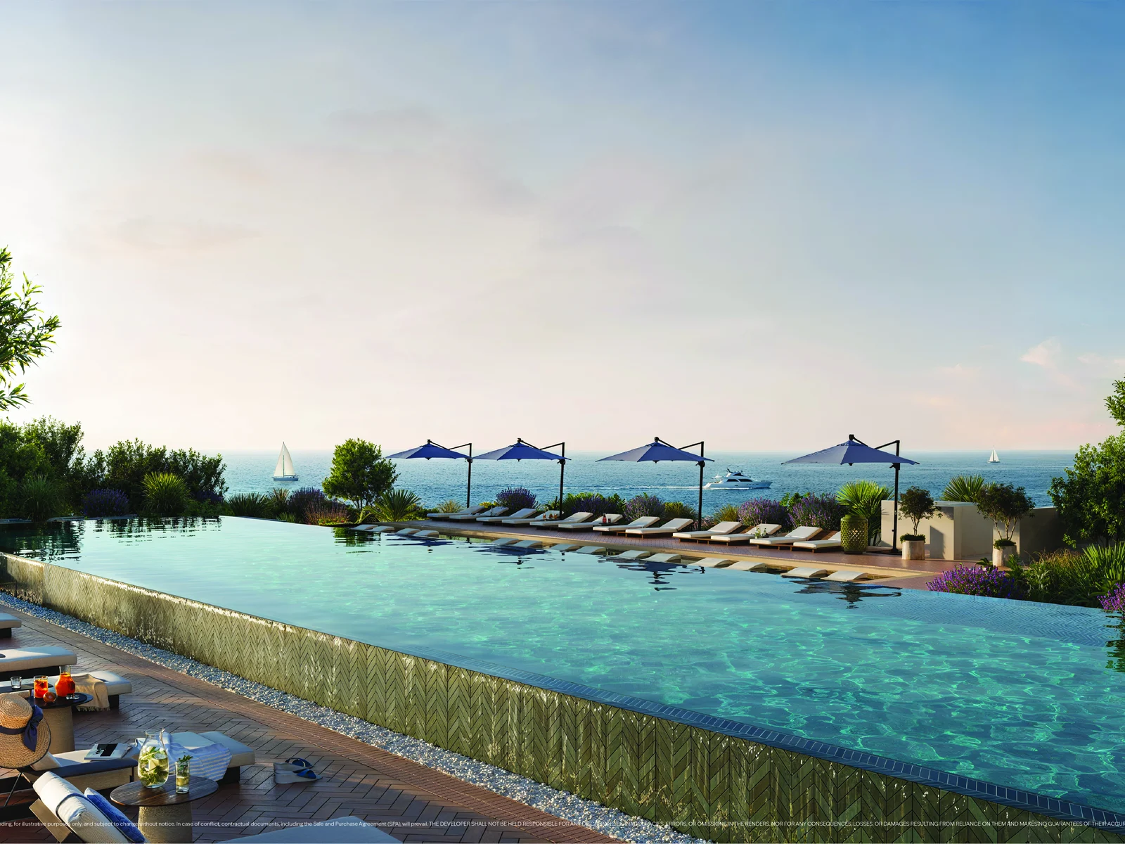 The Mural, infinity pool with ocean view
