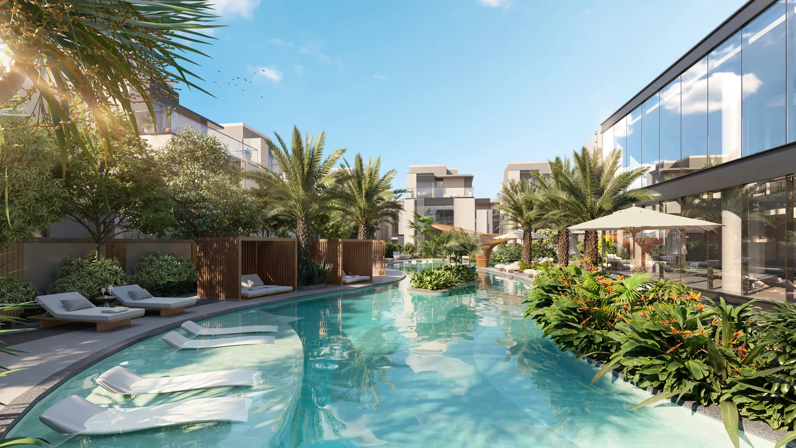The Watercrest, River Club und Pool