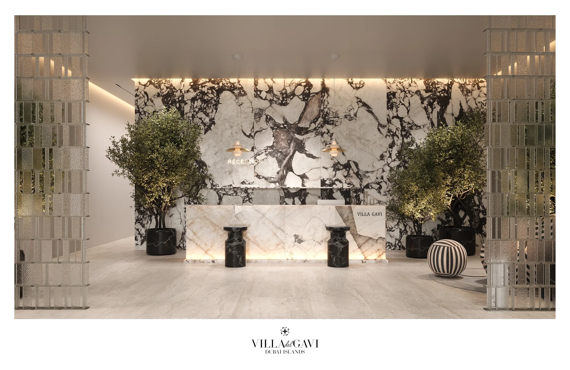 Villa del GAVI, Grand Lobby