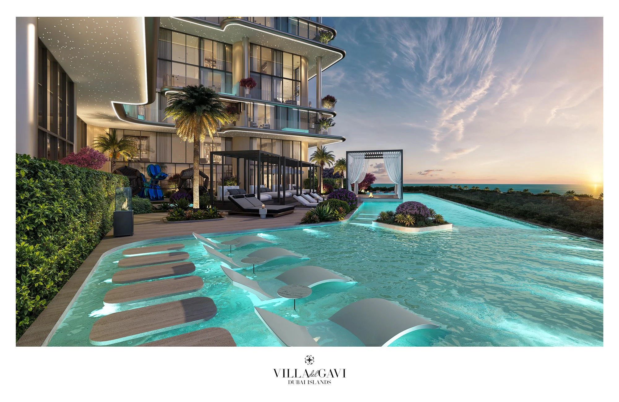Villa del GAVI, Rooftop-Pool