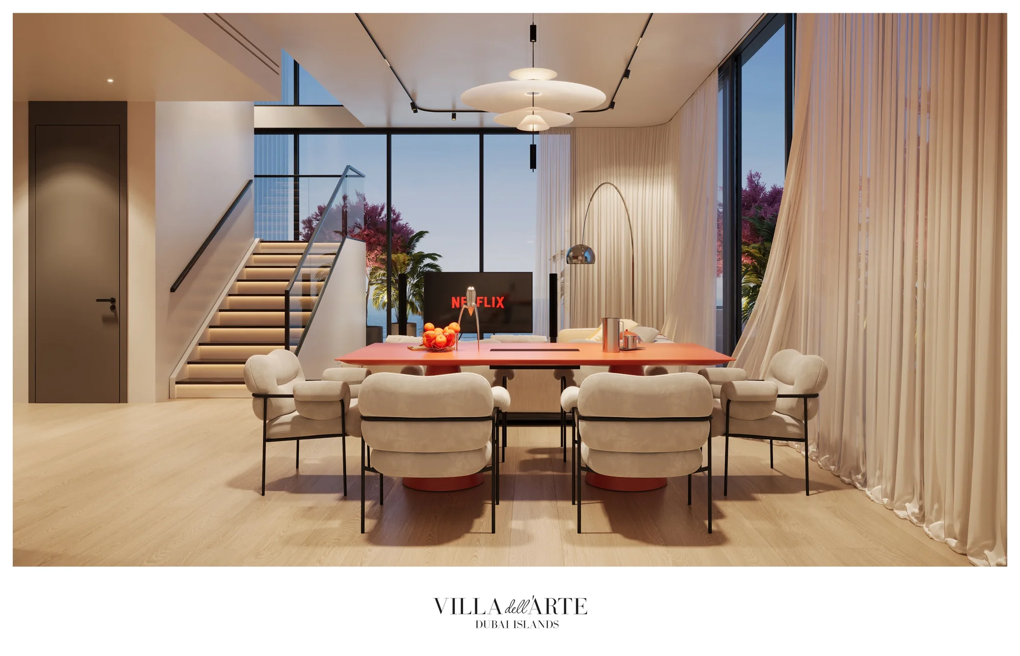 Villa dell'Arte, Duplex mit interner Treppe