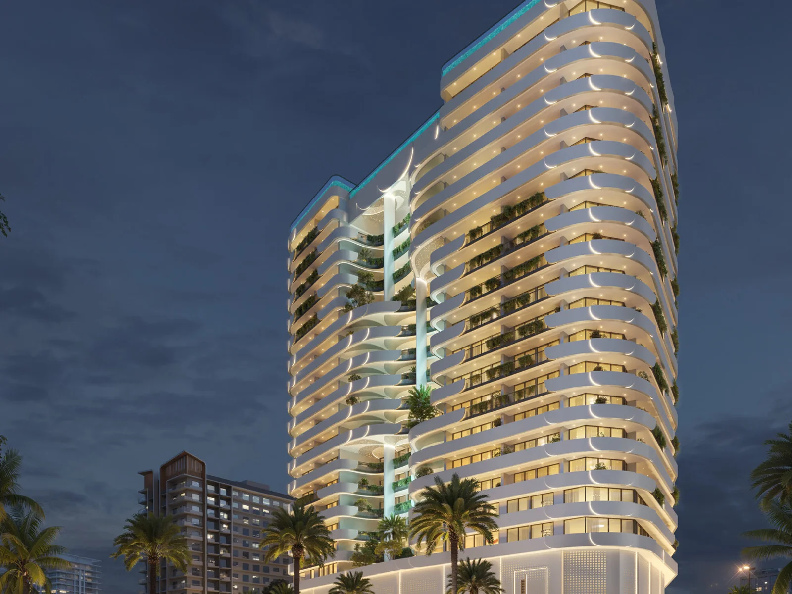 Weybridge Gardens 4, organic building architecture in Dubailand