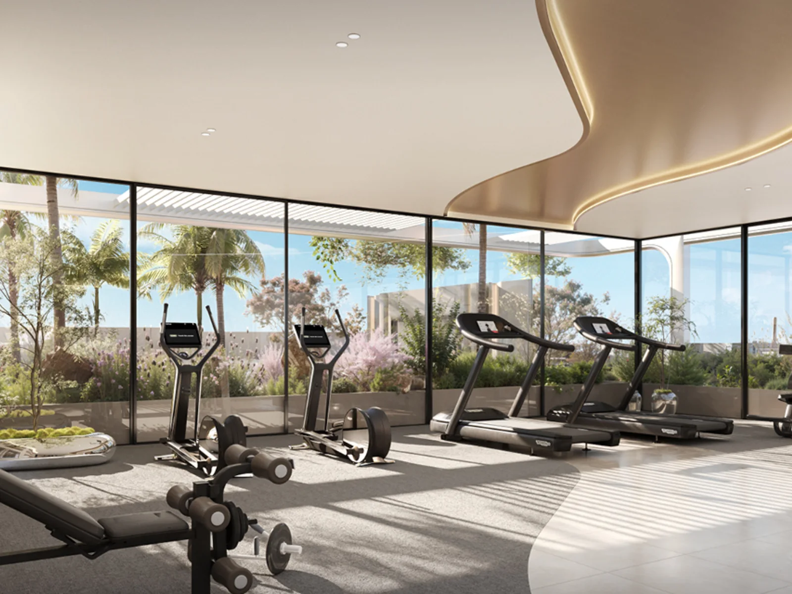 Weybridge Gardens 4, fully equipped gym