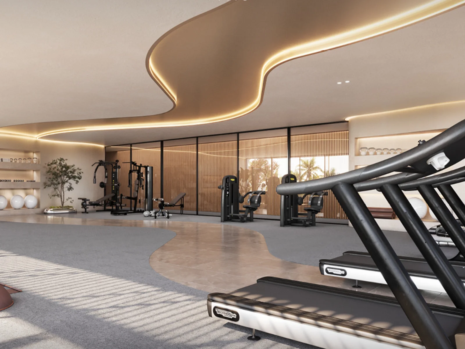 Weybridge Gardens 5, fully equipped gym