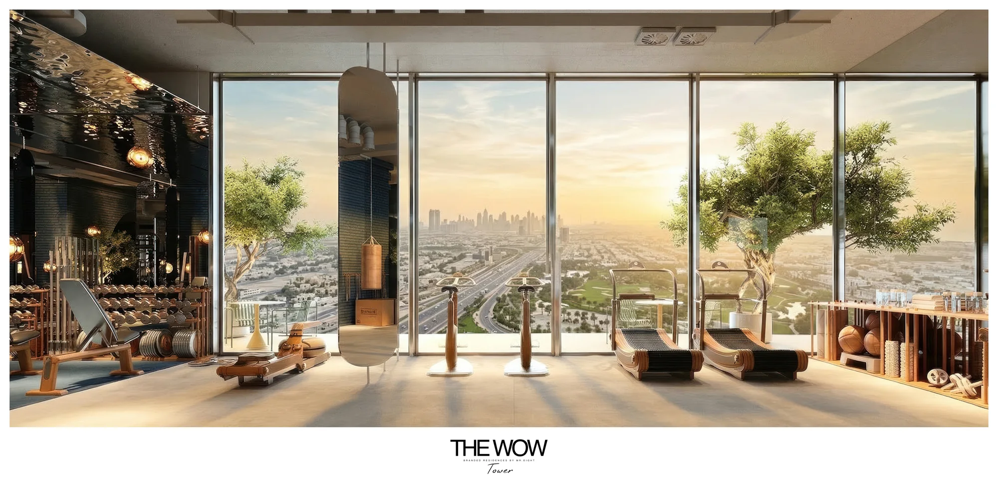 The WOW Tower, Wohnbereich mit Panorama